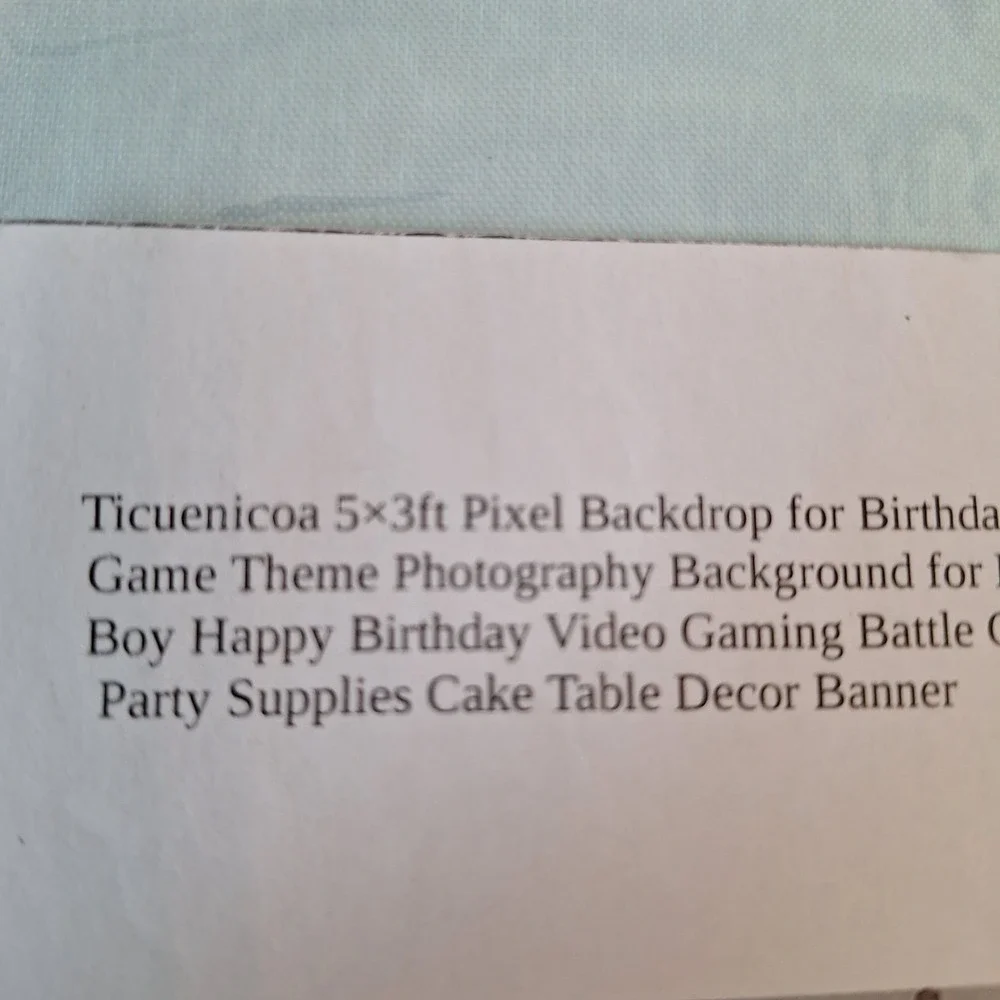 Pixel Video Game Birthday Banner 5X3 Feet Decorations  Backdrop 8 Bit‎ Craft